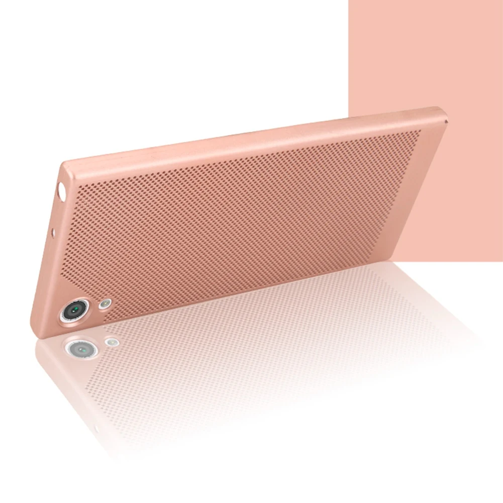 Чехол UPaitou с сетчатой окантовкой для Sony Xperia XA1 Жесткий ПК задняя крышка две
