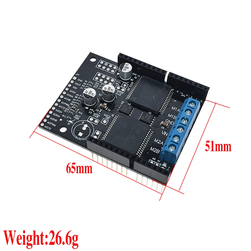 VNH5019 30A двойной высокой мощности DC драйвер щит совместим с ARDUINO(Защита окружающей среды) VNH2SP30 обновления