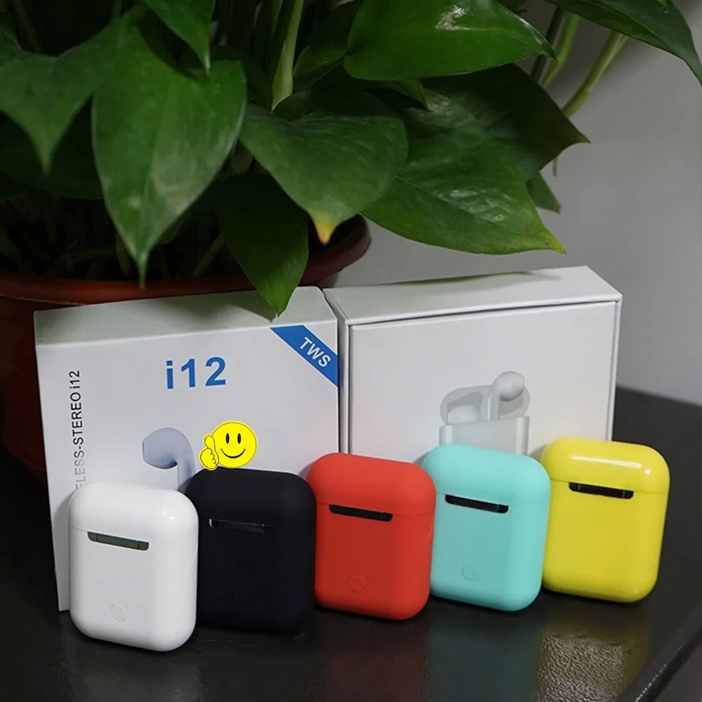 I12 tws матовые Bluetooth наушники беспроводные свободные руки бизнес спортивная