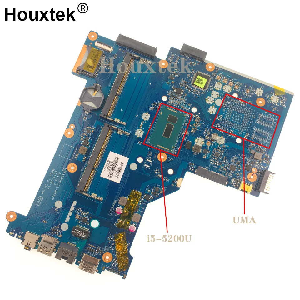 

AS056 LA-B972P Laptop Motherboard FOR HP 15-R 790668-501 790668-001 DDR3L W/ I5-5200U SR23Y CPU UMA Test work
