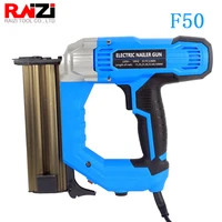 raizi electric nailer gun for woodworking f50 framing household decoration 220v power tool 3800wnailer furniture staples
