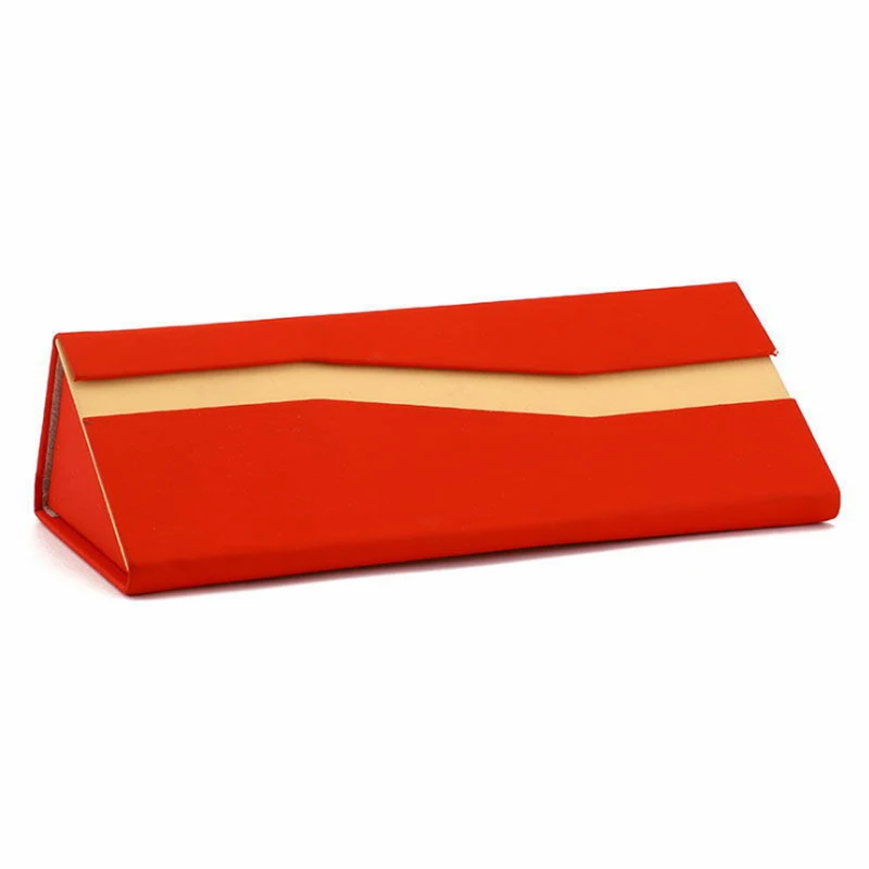 Новинка 2019 складной чехол для очков с треугольниками коробка мужчин