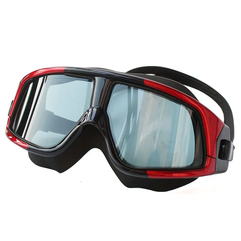 

Professional Comfortable Silicone Swim Glasses Large Frame Waterproof Anti-Fog UV for Men Women Swimming Goggles Swim Eyewear