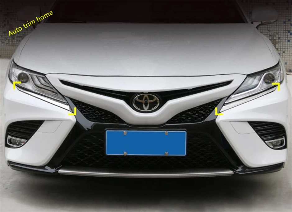 Lapetus передние фары лампы для век украшения бровей полосы Накладка подходит Toyota