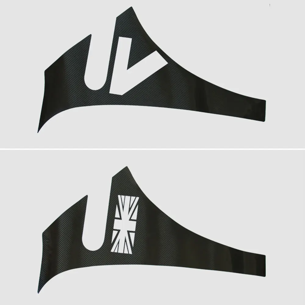 DSYCAR 1 пара углеродное волокно автомобильная боковая вентиляционная крышка