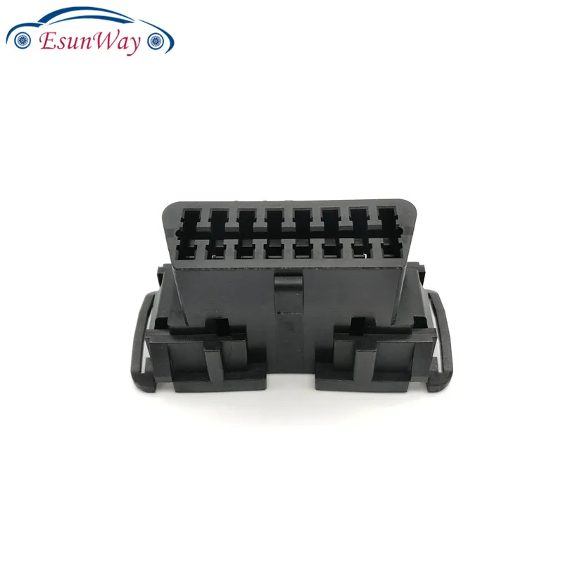 16Pin obd2 разъем OBD2 OBD 2 Женский угловой гнездо для провода &quotМама&quot obd ii адаптер