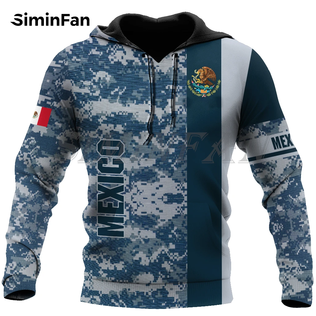 

Love Country Mexico Blue Camo Mens 3D Print Hoodies Unisex Casual Sweatshirt Harajuku Pullover Women Tracksuit Zipper Jacket H6