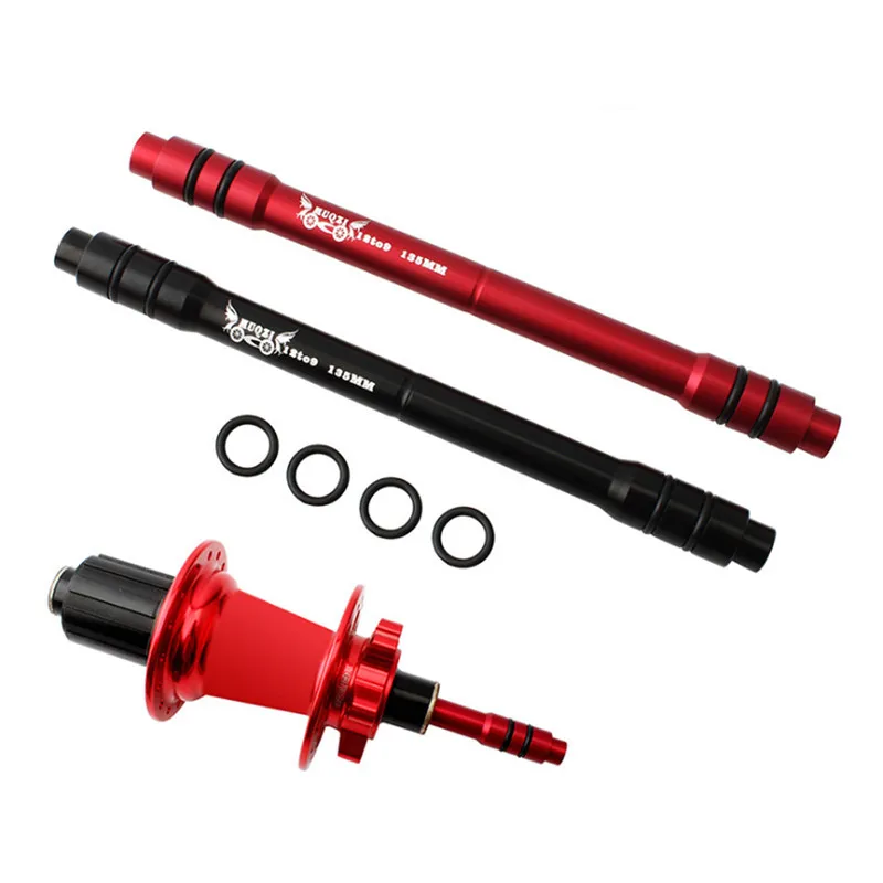 

MTB Bike Rear Hubs Axis Conversion Seat 12mm To 9mm Thru Axle Hub Adapter Bike Repair Tools 2021