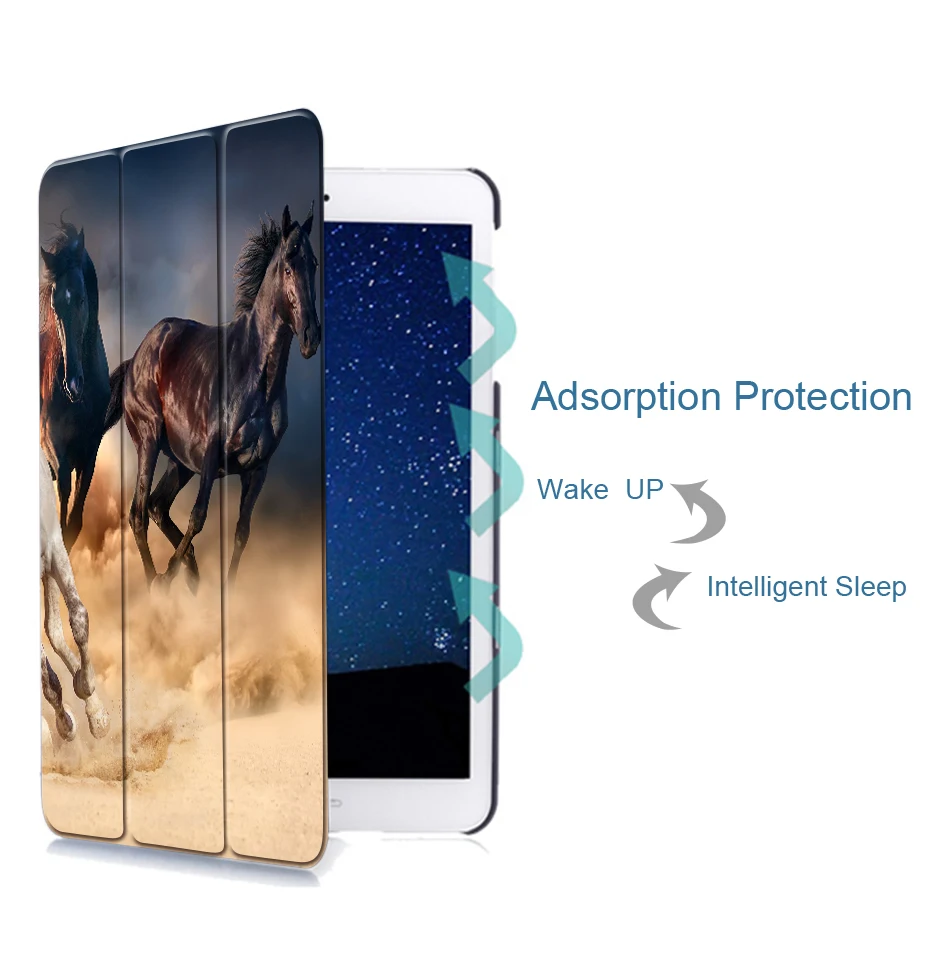 MTT из искусственной кожи для samsung Galaxy Tab A A6, 10,1 дюймов, чехол для планшета SM-T580, T585, откидная подставка, умный чехол, защитный чехол