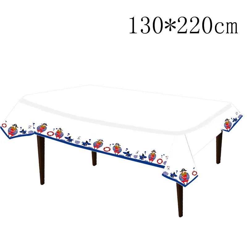 

Chicinlife Pirate Party Paper Cup Napkins Plates Pirate Skull Theme Birthday Party Decoration Table Cloth Kids Favor