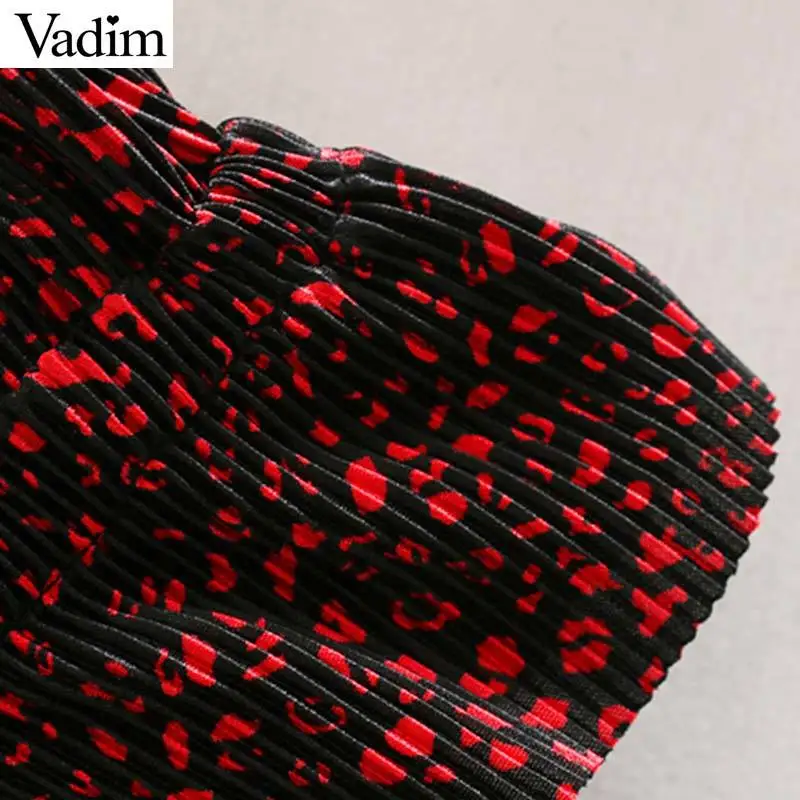 2020 женские стильные блузки с v образным вырезом и принтом эластичная резинка на