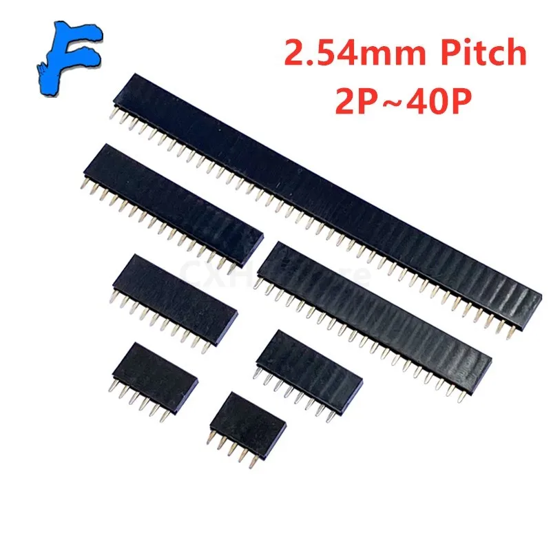 2 54 мм шаг Однорядный гнездовой разъем ~ 40P печатная плата контактный полоса