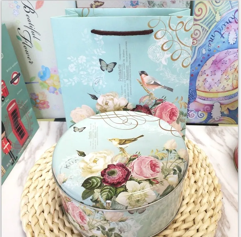 2021 Новый мультяшный Печенье Десерт печенье жестяная коробка для хранения с