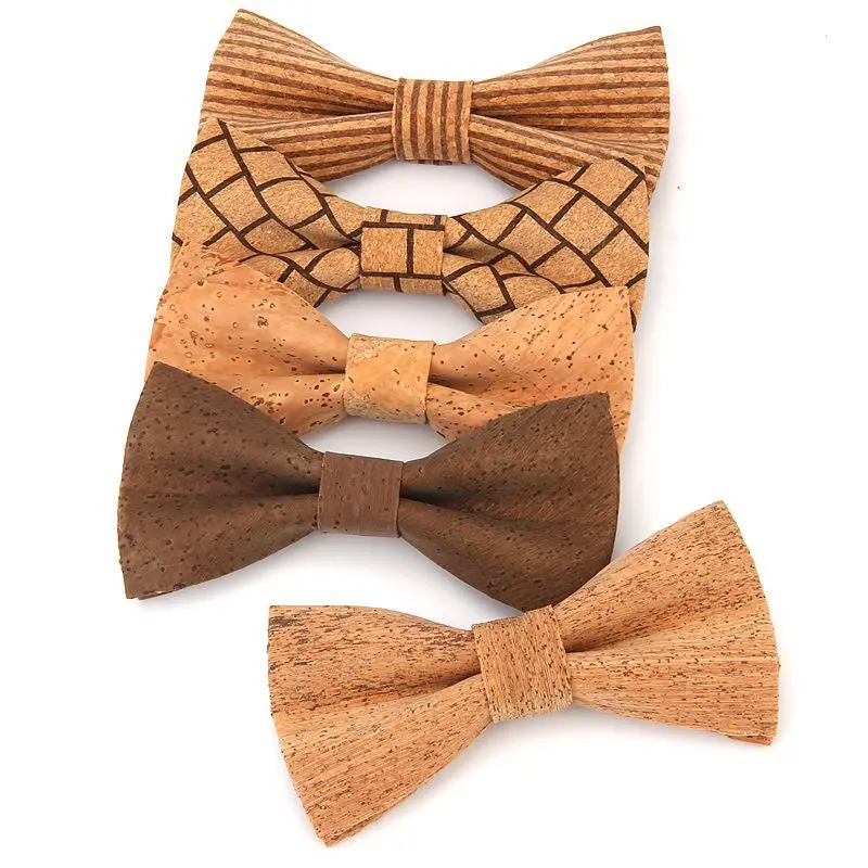 

Fashion Wooden Bow Tie Mens Accessories Men Gifts Barry Wang Tie Men Neckties Striped Shirt