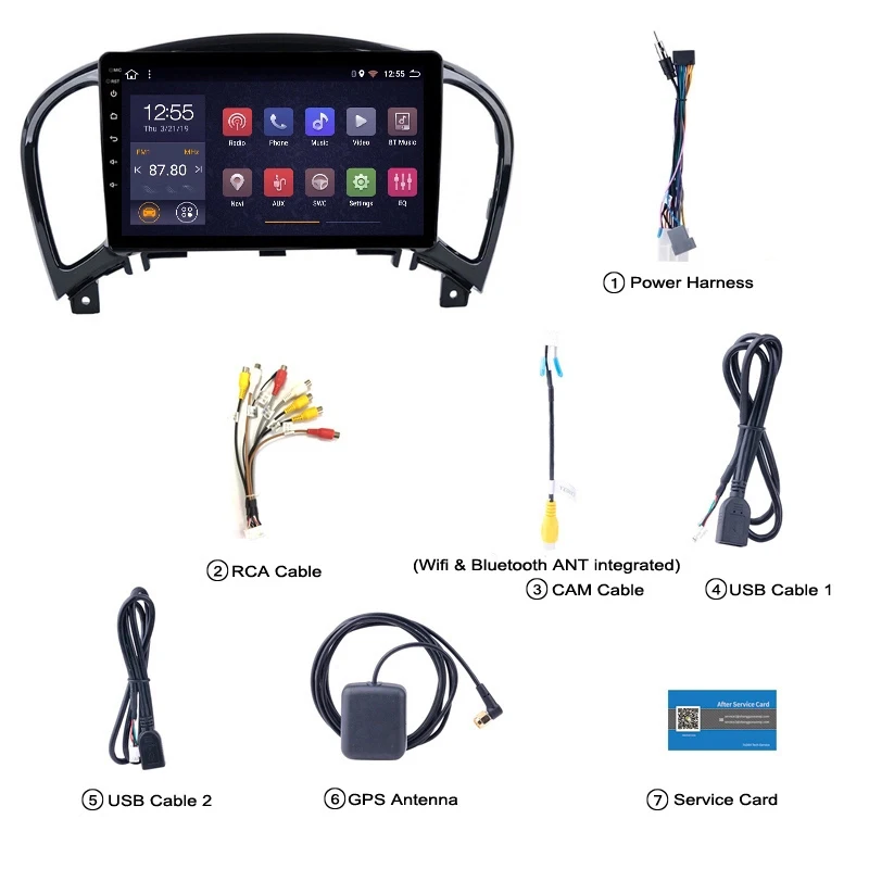 

Car radio Android Multimedia Player GPS Navigation system For NISSAN JUKE 2004-2015 audio stereo accessories bt no 2 din dvd dvr