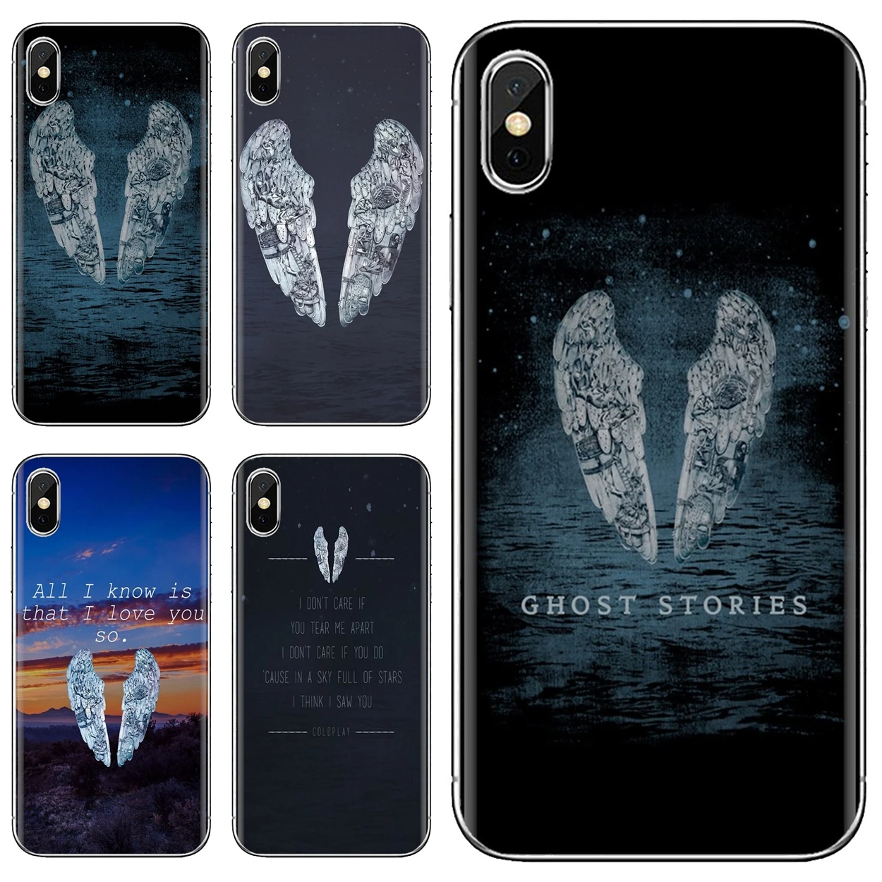 Силиконовый чехол для iPhone iPod Touch 11 12 Pro 4 4S 5 5S SE 5C 6 6S 7 8 X XR XS Plus Max 2020 светлые крылья с