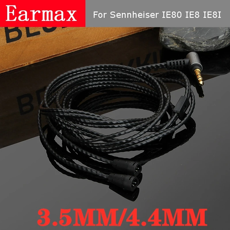 Earmax 3 5 мм 4 Кабель наушников Модернизированный HIFI Аудио наушники Lossless 1.2M OCC