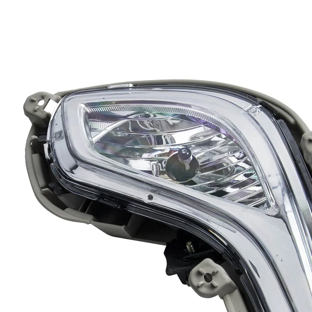 

Fit 2012-2016 for Hyundai Accent Rb Chrome Clear Fog Light Lamp Wire Button Hardware