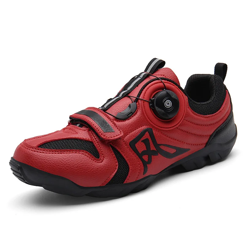 

Large cross border flying woven non lock riding shoes bicycle shoes breathable anti slide riding shoes outdoor non lock shoes