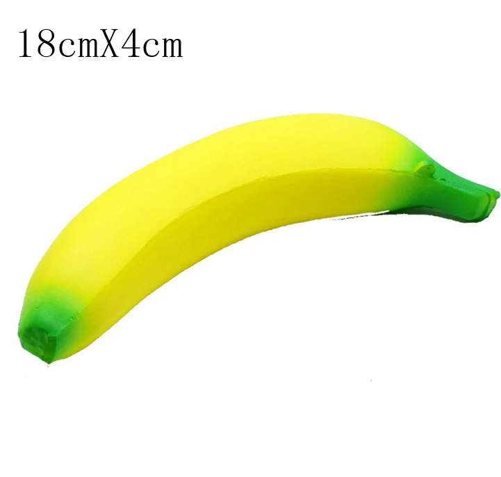 1 шт. антистрессовые сжимаемые бананы игрушки медленно восстанавливающие форму