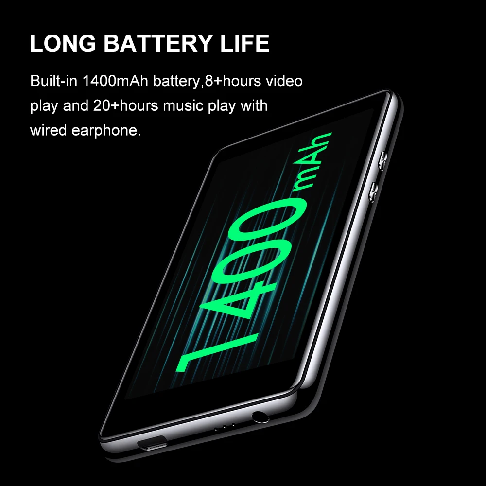 Новейший MP3 плеер с поддержкой Bluetooth 5 0 высоким разрешением и Полноразмерным