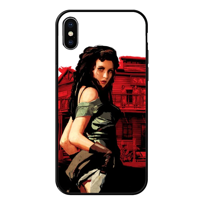 Топ игры Red Dead серия Мягкий ТПУ чехол для телефона iPhone X XS 6 6splus 7 7Plus 8 Plus MAX XR
