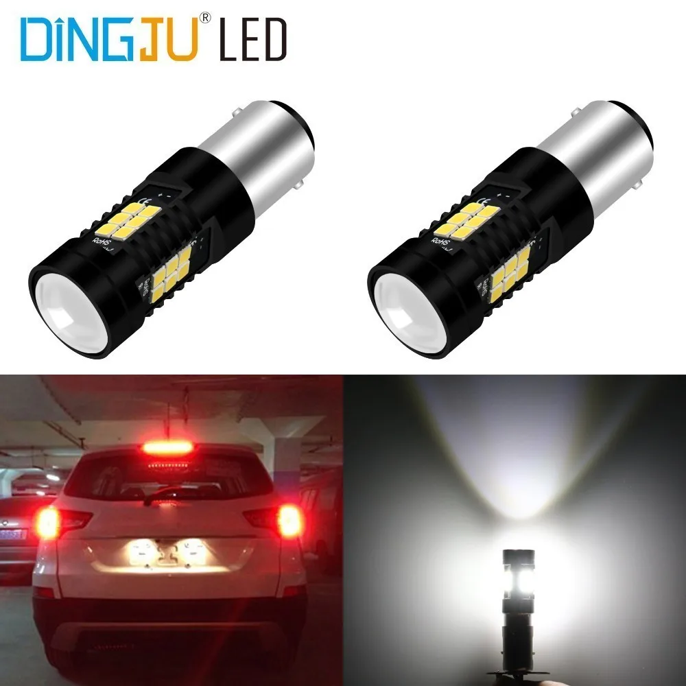2 шт. P21W 1156 BA15S 1157 3156 3157 7440 7443 Автомобильный светодиодный Фары заднего хода 21 SMD 3030 Резервное копирование Хвост лампы