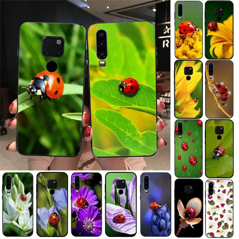 Чехол для телефона Huawei Honor 7A 7C ru 5 7 8x9 10 20lite 10i 20i Play 6 3 с божьей коровкой