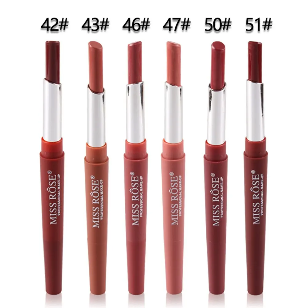 20 цветов долговечный карандаш для губ матовый карандаш для губ помада Водонепроницаемая увлажняющая матовая губная помада Макияж Красота Косметика