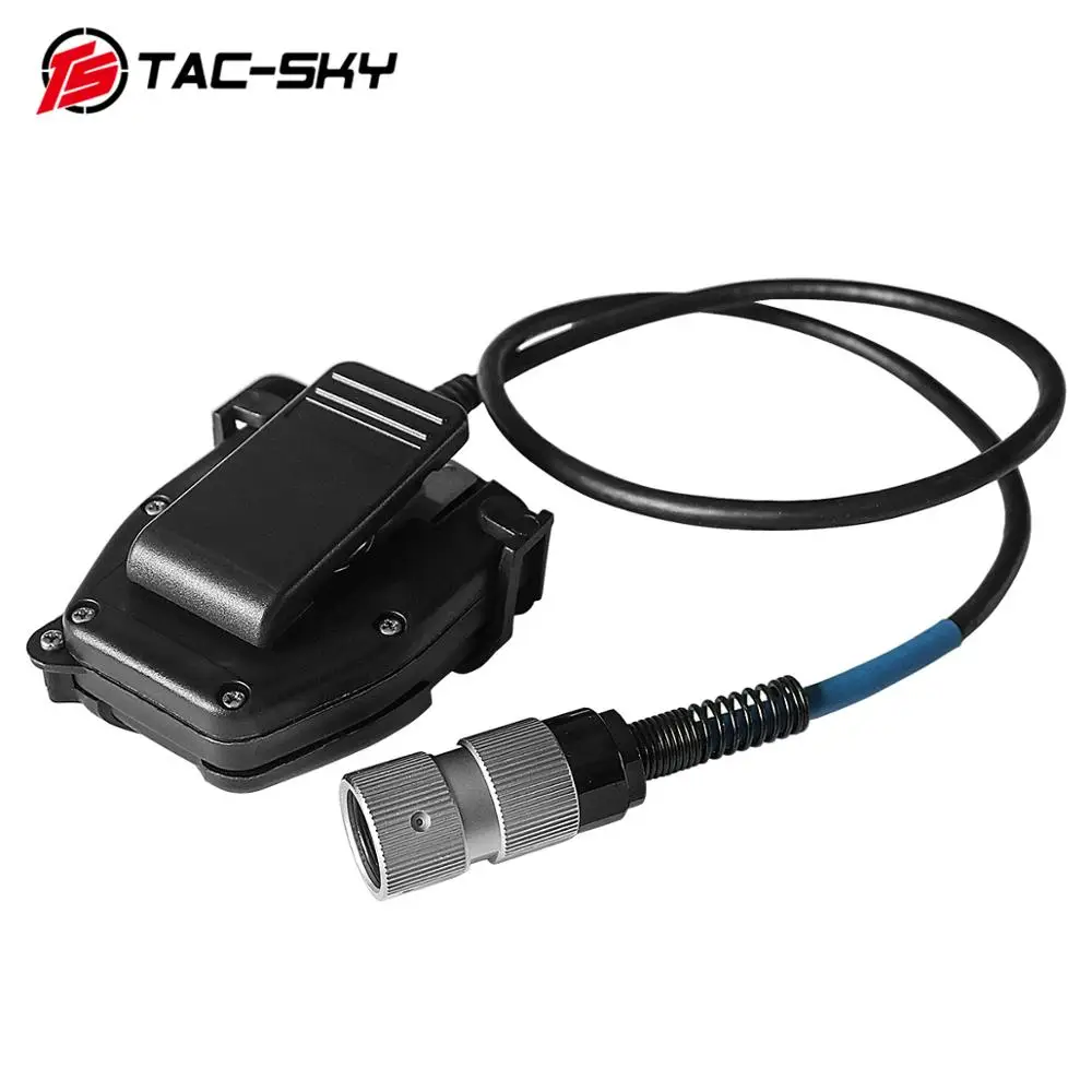 TAC-SKY 6-Pin КНР PTT Тактический Hheadset адаптер подходит для Харриса к/PRC152 PRC148
