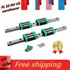 Линейные направляющие 2 шт. HGR15 200-1800 мм + 4 шт. HGH15CA  HGW15CC блоки для фрезерного станка с ЧПУ