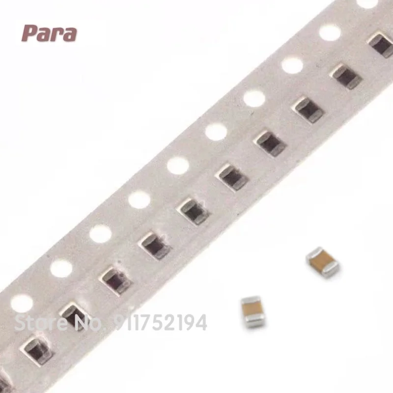 200 шт./лот 0603 SMD конденсатор 50 в 22P 33P 47P 100P 220P 330P 1 нФ 470 НФ 0 10 104 105 мкФ Ф 22 | Электронные