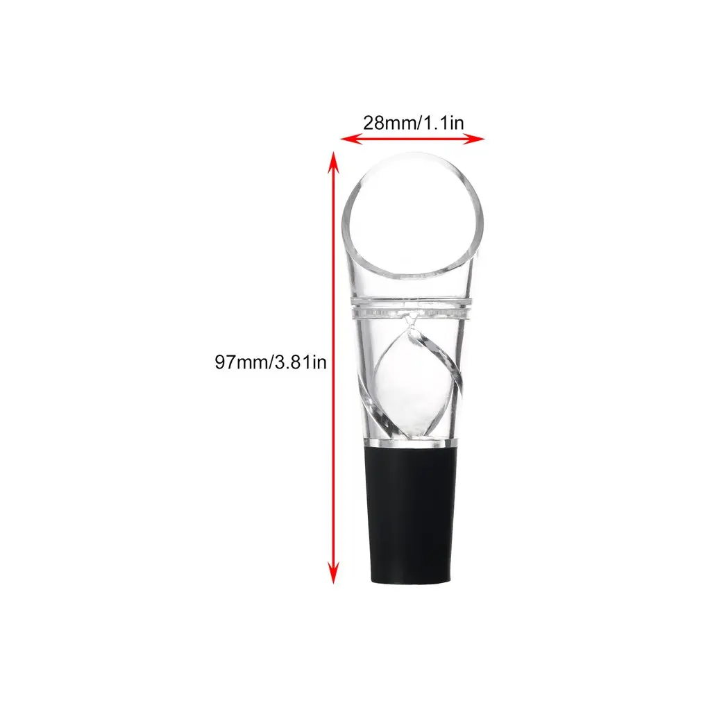 

1pc or 2 Pcs Red Wine Aerator Decanter Dual Air Intake Vents Gift Bar Tools Newest Hot Search