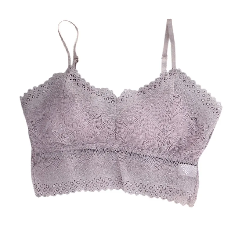 Женский Летний Тонкий Бюстгальтер во французском стиле кружевное красивое