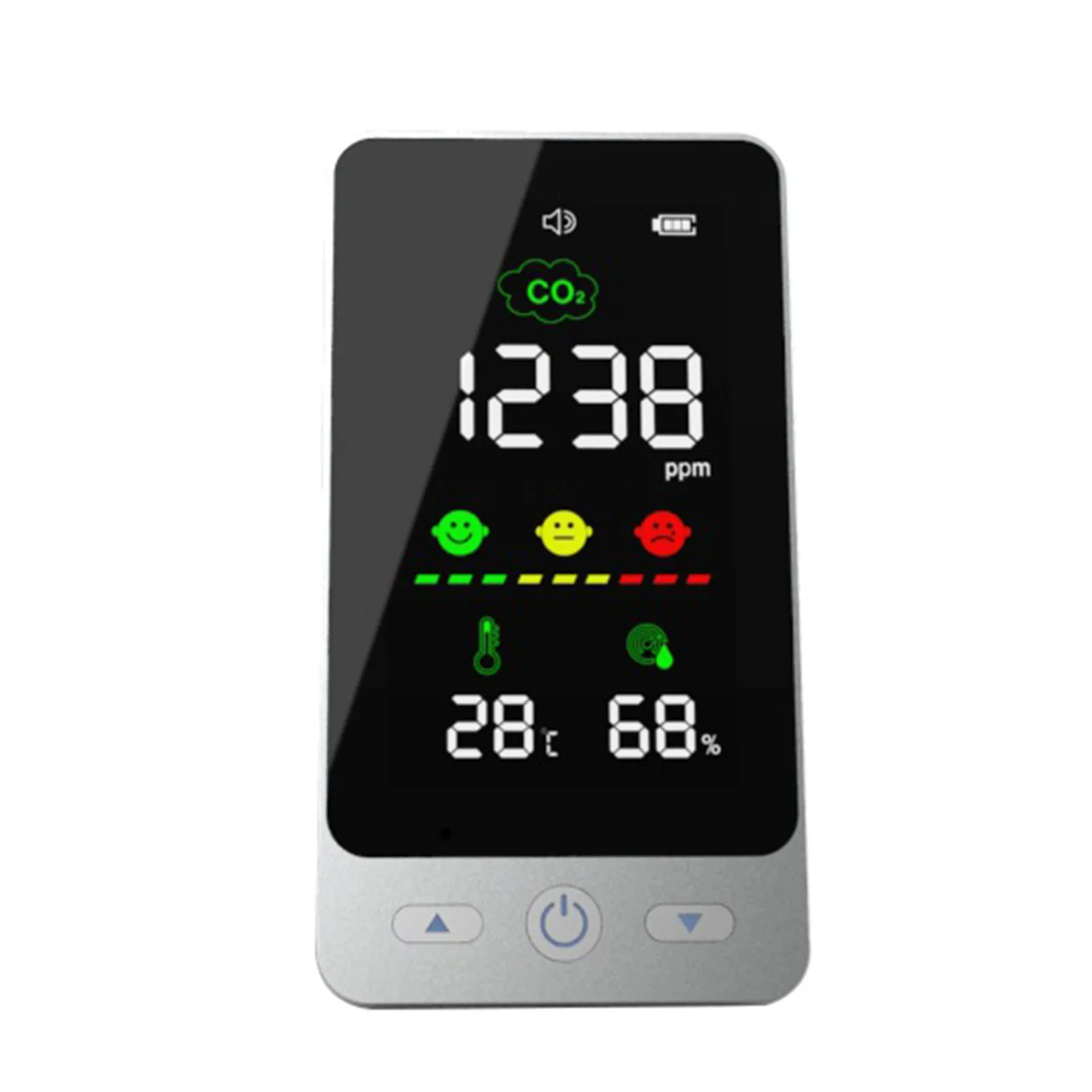 

Измеритель CO2, детектор углекислого газа для домашнего использования, детектор углекислого газа, тестер температуры и влажности окружающей...