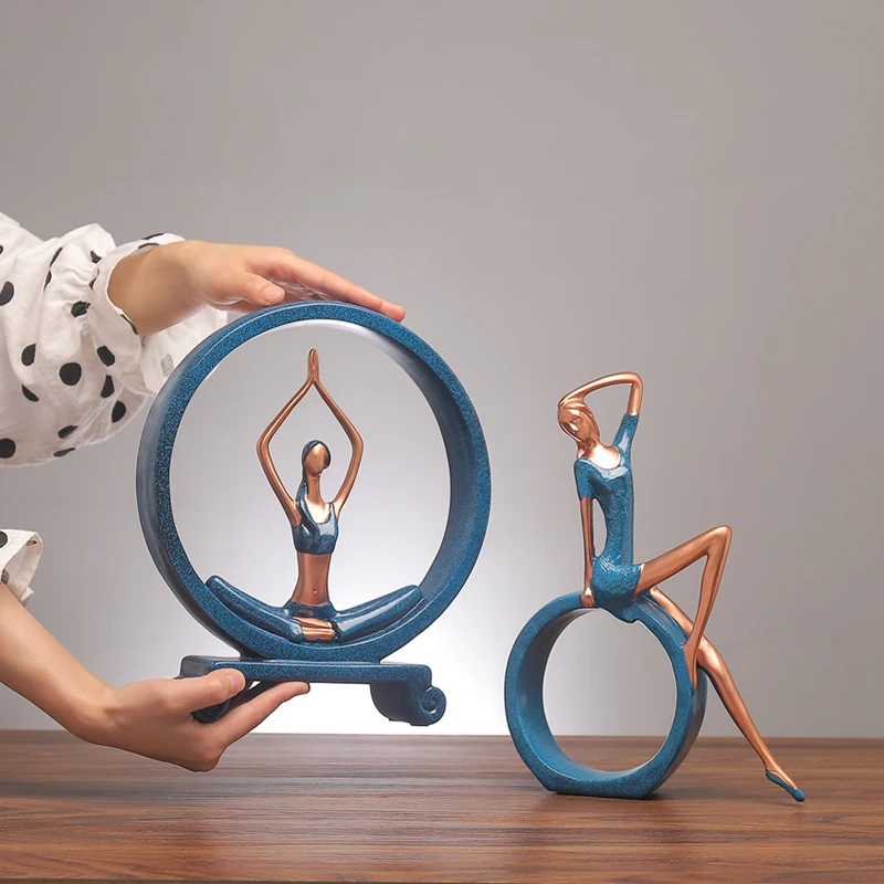 Скандинавский декор для гостиной крыльца дома телевизора винного шкафа фигурка