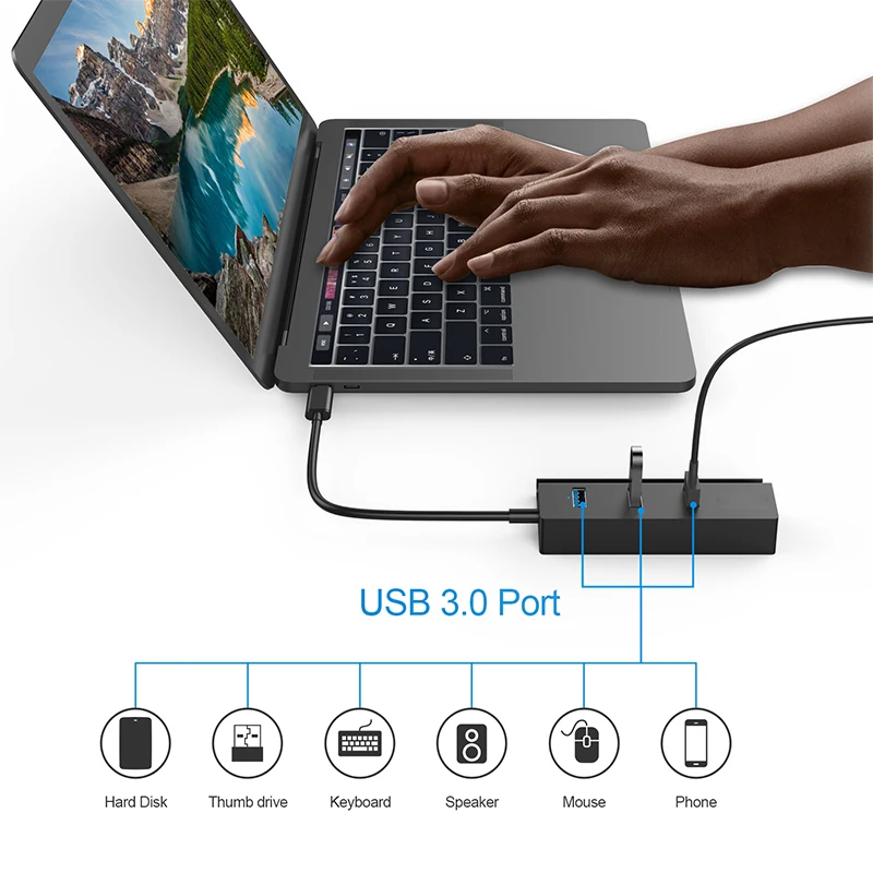 dzlst usb c hub usb type c к usb 30 rj45 адаптер конвертер