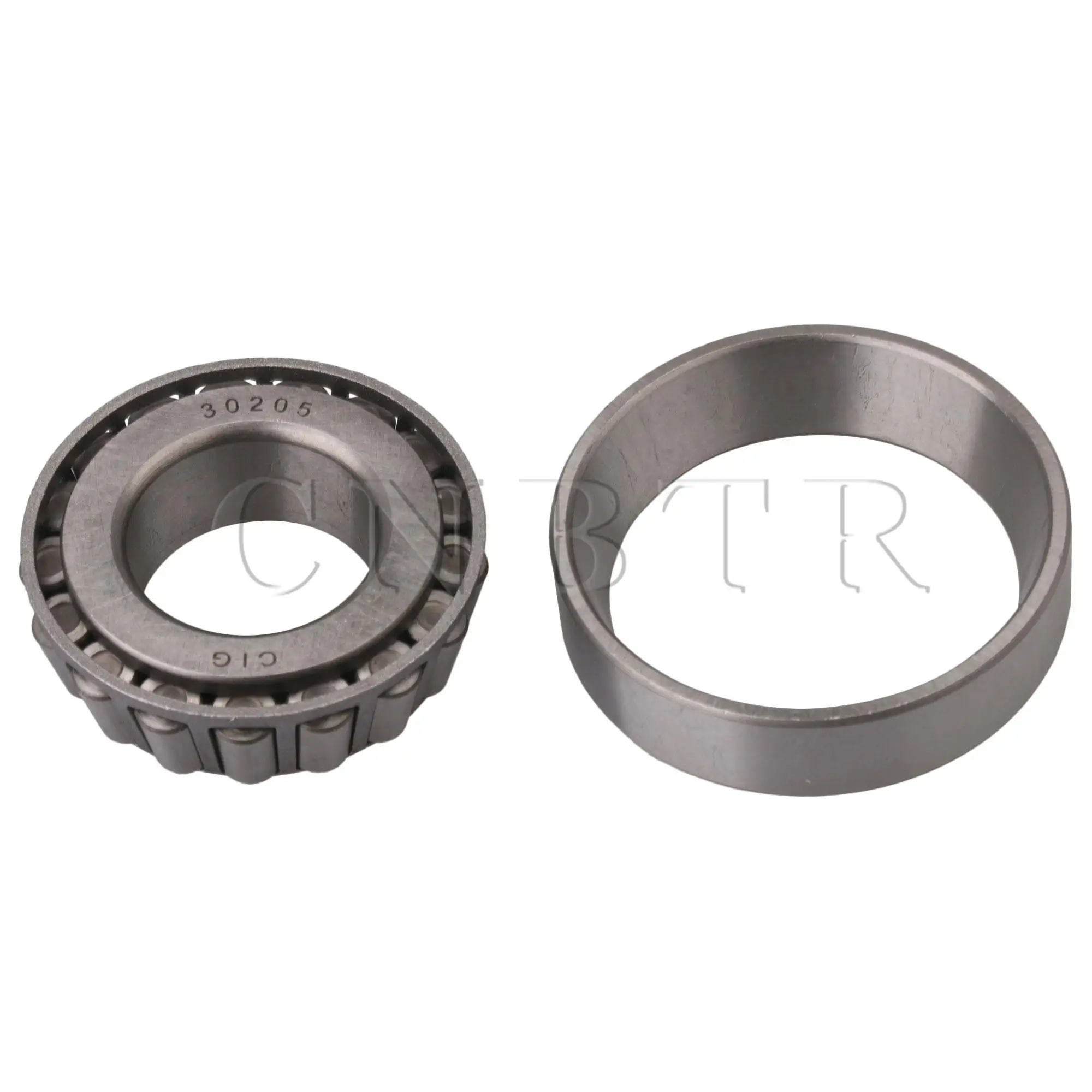 CNBTR 30205 Серебряный конический роликовый подшипник и набор для гонок 25 мм ID 52 OD |