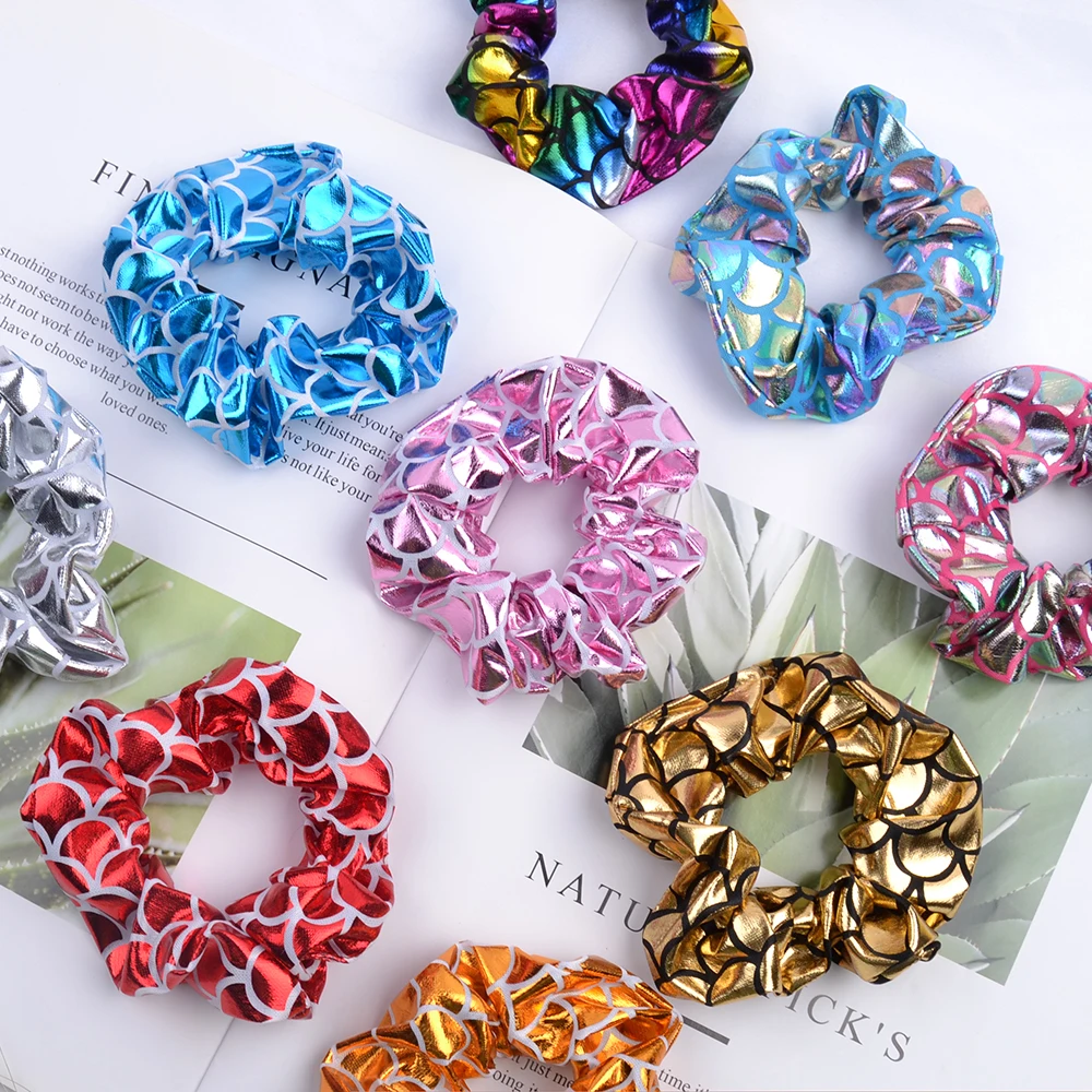 Резинка для волос эластичная из ПУ кожи 1 шт. |