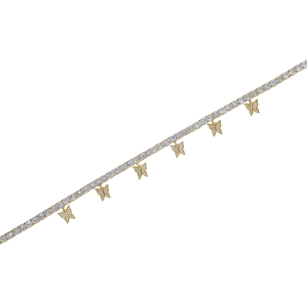 Белый зеленый красный красочный Багет cz падение теннис ожерелье iced out bling чокер для женщин Девушка Роскошные ювелирные изделия