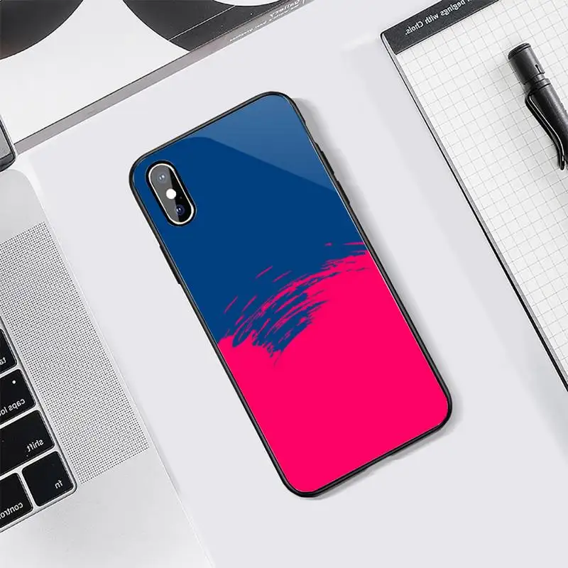 

Fashion Luxury art hit color Phone Case Tempered glass For iphone Samsung S note 7 8 9 10 11 12 X XS XR MAX edge e plus pro