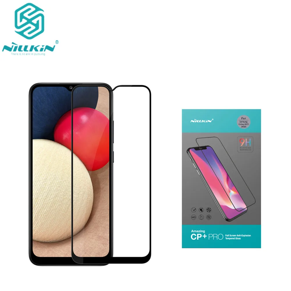 

For Samsung Galaxy A02s/M02s CP+ PRO Full Cover Tempered Glass 9H 2.5D Curved Screen Protector NILLKIN Amazing Nanometer film