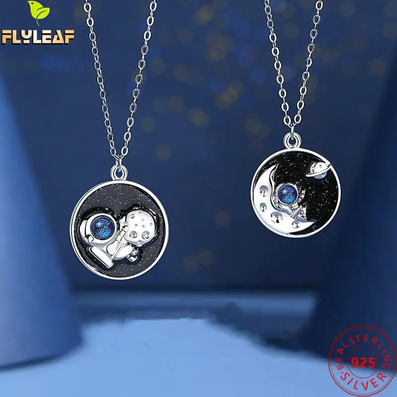 

Ожерелье из серебра 925 пробы для мужчин и женщин с изображением Вселенной звездного неба