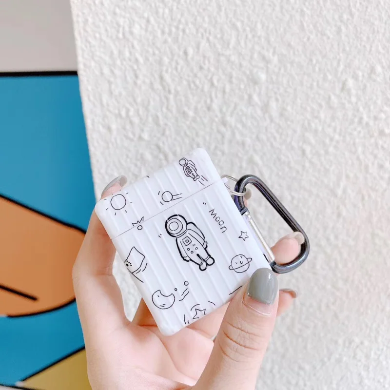 Модный камуфляжный чехол для наушников для Apple Airpods 1 2, защитный силиконовый чехол, беспроводная bluetooth-гарнитура, чехол для зарядки