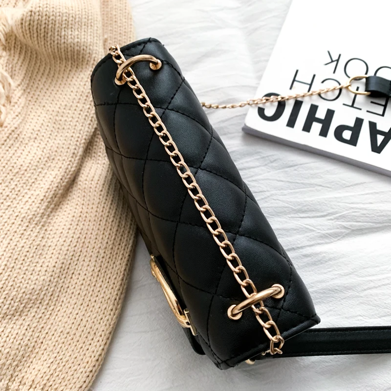 Брендовая женская сумка на плечо с регулируемым ремешком Дамский мессенджер