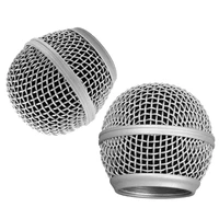 high quality shures sm58 wireless microphone mesh head metal replacement head mesh microphone mesh cover replacement accessories