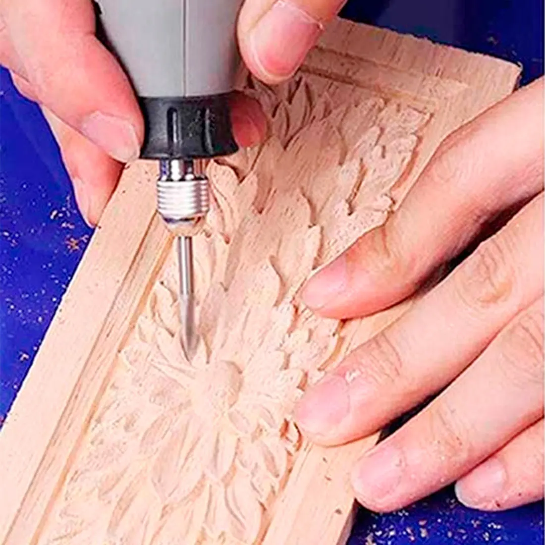 

5PCS/SET Wood Engraving Drill Bit Set Steel Solid Carbide Grinding Burr For Woodworking Drilling Carving Engraving Bit Set