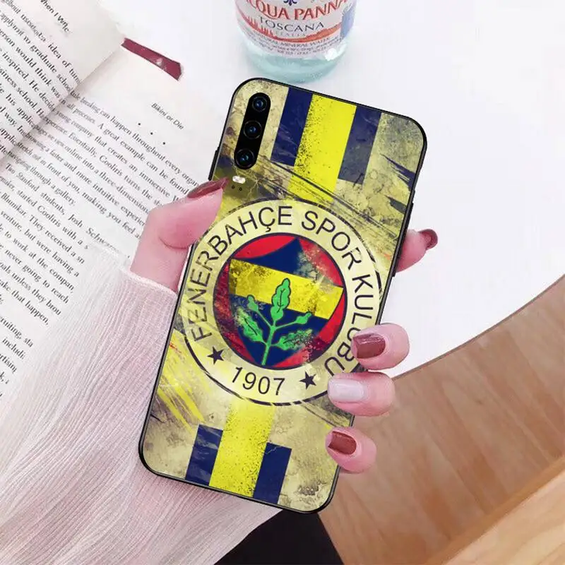 Чехол для телефона Turkey Fenerbahce Football черный чехол из ТПУ с корпусом Huawei P40 P30 P20 lite Pro