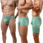 Мужские трусы-боксеры, Длинные Трусы-боксеры, европейские размеры, 2021