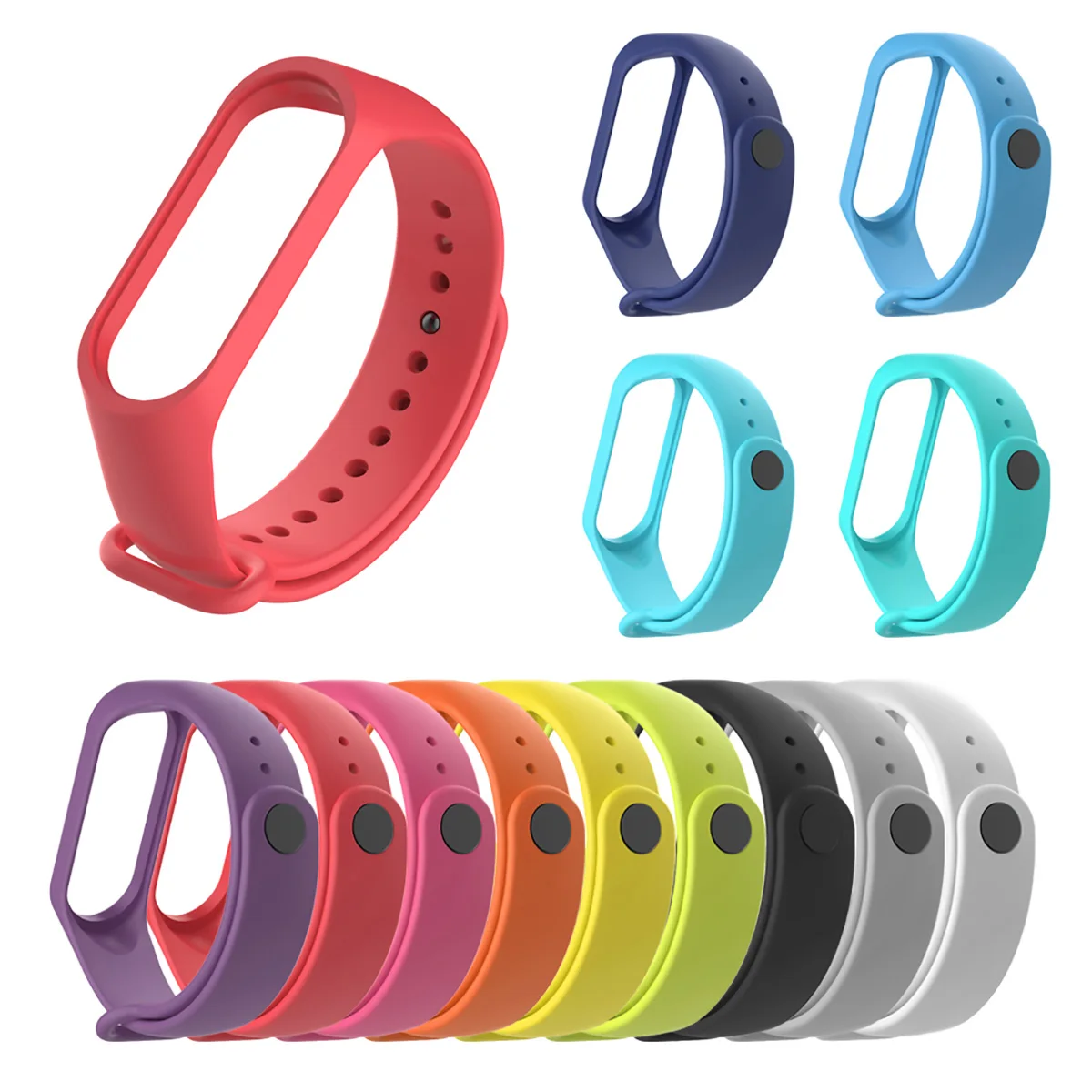 Ремешок 3 4 ремешок на запястье для Xiao mi аксессуары Xiaomi Band силиконовый band Замена